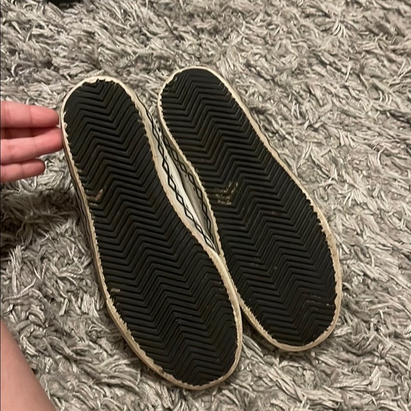 Golden Goose Black and White Distressed Sneakers - Picture 8 of 9